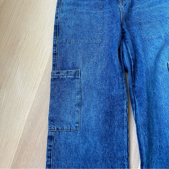 GRLFRND Elyse Trouser Cargo Jean in Crissy Field, Size 24. - Picture 6 of 12
